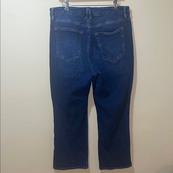 Womens Good American Kick Flare Jeans - Picture 3 of 4